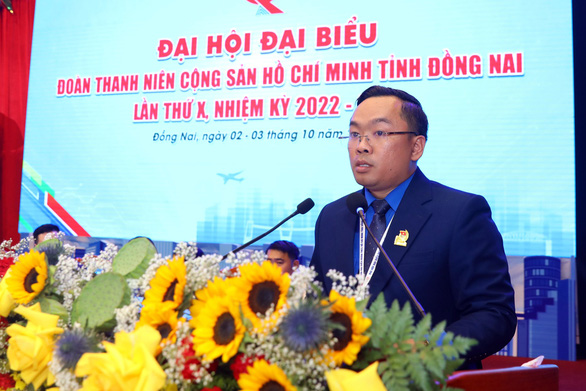 Anh Nguyễn Minh Kiên tái đắc cử bí thư Tỉnh Đoàn Đồng Nai - Ảnh 1.