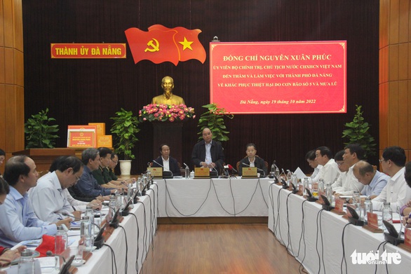 Chủ tịch nước yêu cầu Đà Nẵng tập trung hỗ trợ người dân, khôi phục hạ tầng - Ảnh 1. Chủ tịch nước yêu cầu Đà Nẵng tập trung hỗ trợ người dân, khôi phục hạ tầng - Ảnh 1.