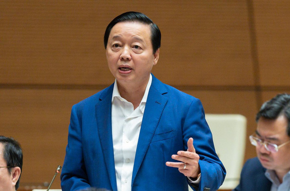 Bộ trưởng Trần Hồng Hà giải trình trước băn khoăn thu hồi đất để phát triển kinh tế - xã hội - Ảnh 1.