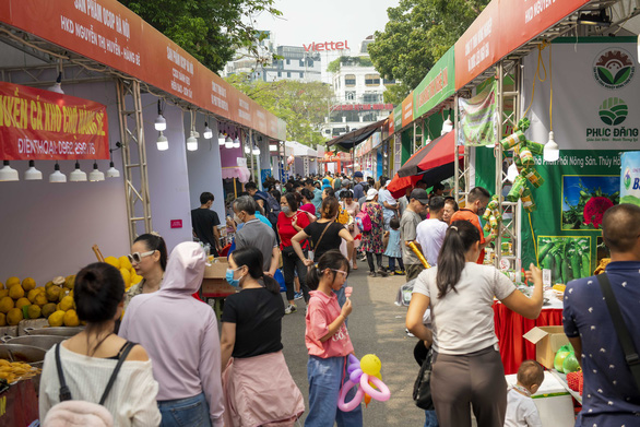 Tinh hoa hàng Việt được giới thiệu, nhận diện tại phố đi bộ Hồ Gươm - Ảnh 2.