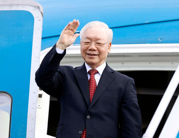 Tổng bí thư Nguyễn Phú Trọng lên đường thăm Trung Quốc - Ảnh 1.