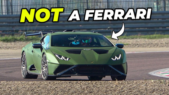 Ferrari chạy thử... Lamborghini Huracan - Ảnh 1.