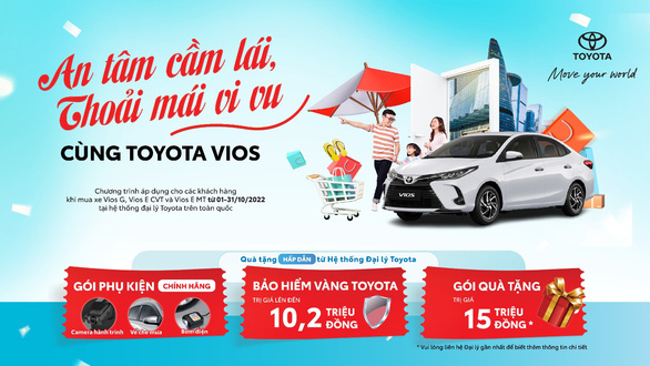 Toyota Việt Nam tiếp tục tung ưu đãi khách hàng mua Vios tháng 10 - Ảnh 1.