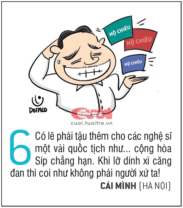 10 biện pháp vui để nghệ sĩ đi nước ngoài không làm xấu hình ảnh quốc gia - Ảnh 6. 10 biện pháp vui để nghệ sĩ đi nước ngoài không làm xấu hình ảnh quốc gia - Ảnh 6.