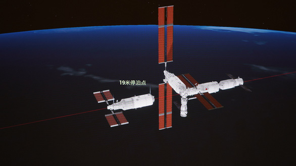 Module cuối cùng ghép nối thành công với Trạm vũ trụ Thiên Cung - Ảnh 1.