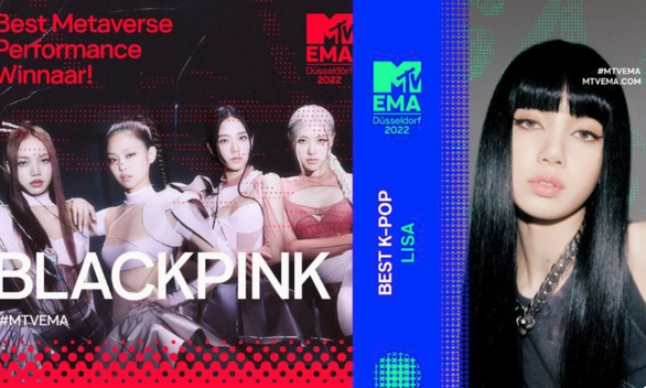 BLACKPINK trở thành nhóm nhạc nữ Kpop đầu tiên giành được 2 giải thưởng MTV EMAs - Ảnh 1. BLACKPINK trở thành nhóm nhạc nữ Kpop đầu tiên giành được 2 giải thưởng MTV EMAs - Ảnh 1.