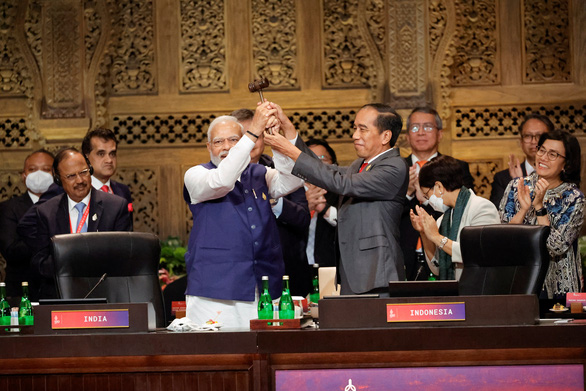 Thượng đỉnh G20 kết thúc tại Indonesia, Ấn Độ nhận búa chủ tịch năm 2023 - Ảnh 1.