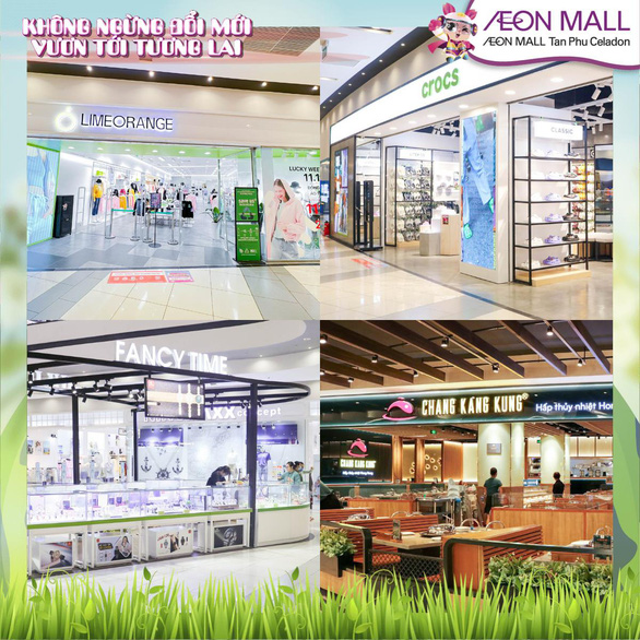 AEON MALL Tân Phú Celadon 2022: Diện mạo mới - Cửa hàng mới - Ảnh 2.