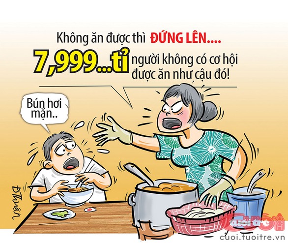 Trái đất 8 tỉ người, chủ quán bún bò chẳng coi khách ra gì - Ảnh 1. Trái đất 8 tỉ người, chủ quán bún bò chẳng coi khách ra gì - Ảnh 1.