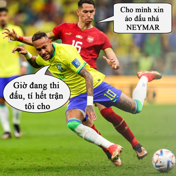 Neymar được đối thủ xin áo đấu theo 7749 cách chẳng giống ai - Ảnh 4. Neymar được đối thủ xin áo đấu theo 7749 cách chẳng giống ai - Ảnh 4.
