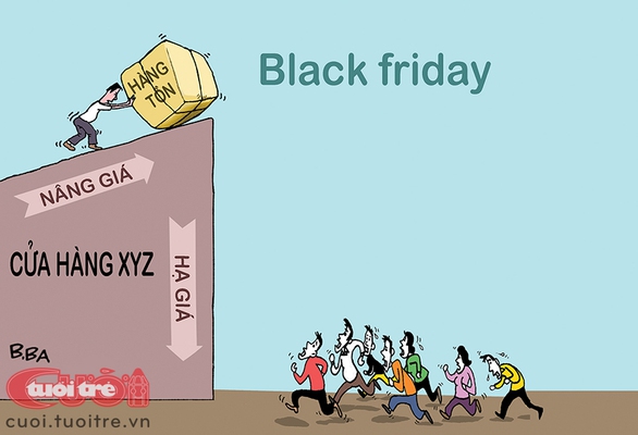 Hậu trường khuyến mãi ngày Black Friday - Ảnh 2. Hậu trường khuyến mãi ngày Black Friday - Ảnh 2.