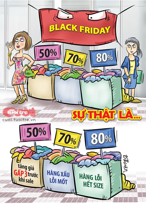 Hậu trường khuyến mãi ngày Black Friday - Ảnh 3. Hậu trường khuyến mãi ngày Black Friday - Ảnh 3.