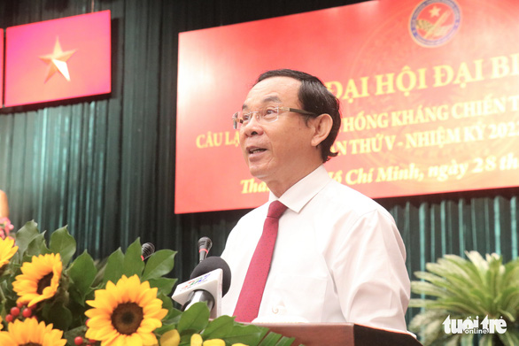 Bí thư Thành ủy Nguyễn Văn Nên dự Đại hội CLB Truyền thống kháng chiến - Ảnh 2.