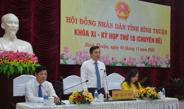 Miễn nhiệm chức danh chủ tịch UBND tỉnh Bình Thuận đối với ông Lê Tuấn Phong - Ảnh 1.