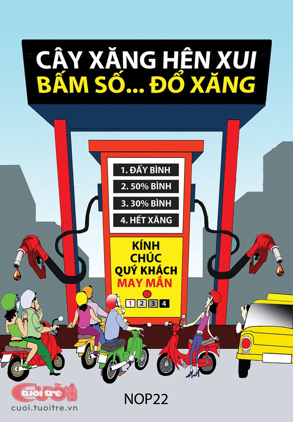 Cây xăng hên xui - Ảnh 1. Cây xăng hên xui - Ảnh 1.
