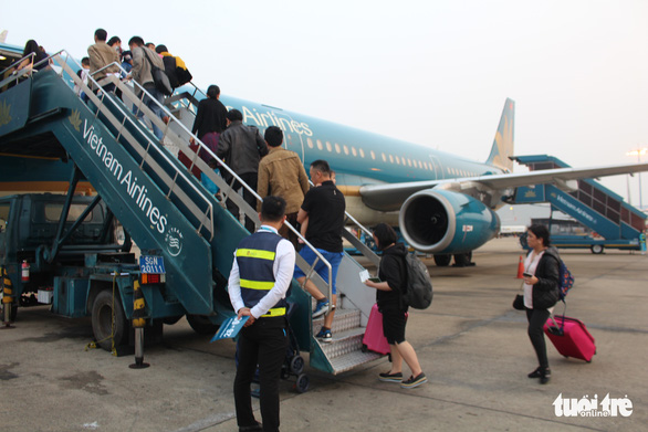 Khách đi Vietnam Airlines được làm check