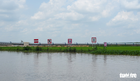 Siêu dự án thủy lợi ở Tây Ninh, đường ống khổng lồ đưa nước vượt sông - Ảnh 4.