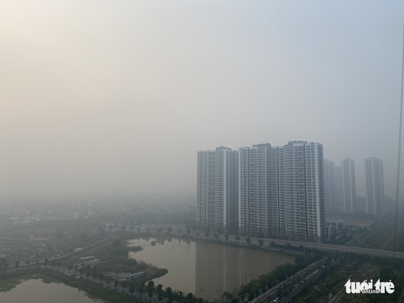 Nhiều tỉnh, thành Miền Bắc đang trải qua những ngày ô nhiễm không khí ở mức xấu - Ảnh 1.