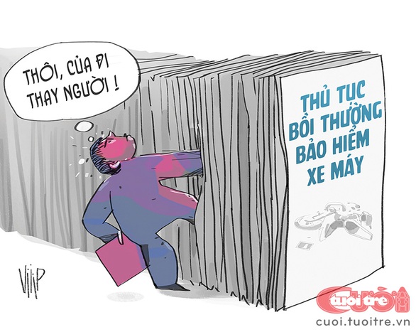 Bảo hiểm xe máy: Mua bắt buộc, đòi bất lực - Ảnh 1. Bảo hiểm xe máy: Mua bắt buộc, đòi bất lực - Ảnh 1.