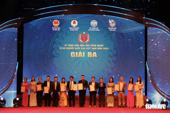Báo Tuổi Trẻ đoạt giải ba báo chí toàn quốc Vì sự nghiệp giáo dục Việt Nam - Ảnh 2.