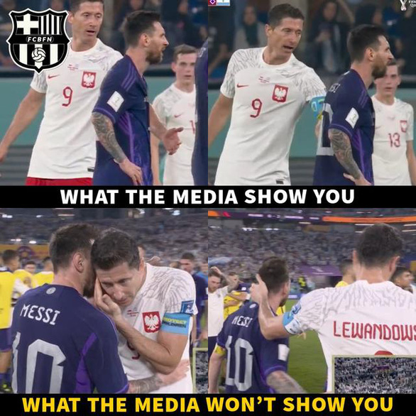 Lewandowski tiết lộ điều thầm kín đã nói với Messi sau trận đấu - Ảnh 1.