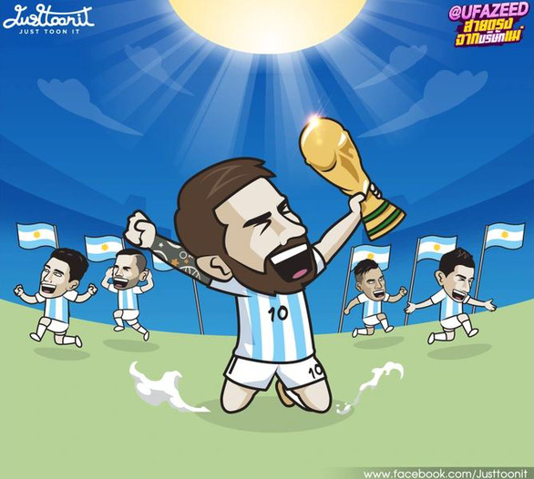 Ảnh chế tràn ngập cõi mạng sau khi Argentina vô địch World Cup 2022 - Ảnh 5.