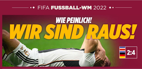 Báo chí Đức: Giờ đây Đức chỉ là một chú lùn bóng đá - Ảnh 1.