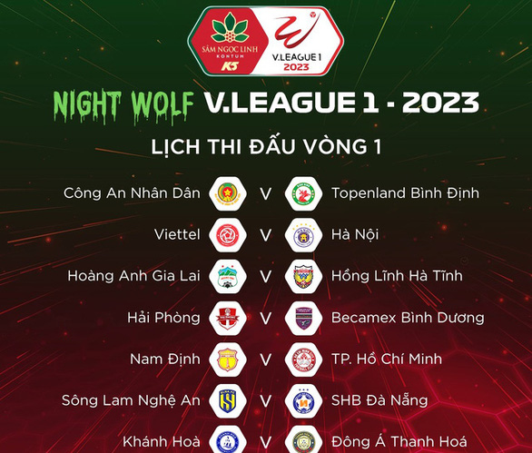 Hà Nội đối đầu Viettel, Hoàng Anh Gia Lai gặp Hà Tĩnh tại vòng 1 V-League 2023 - Ảnh 2.