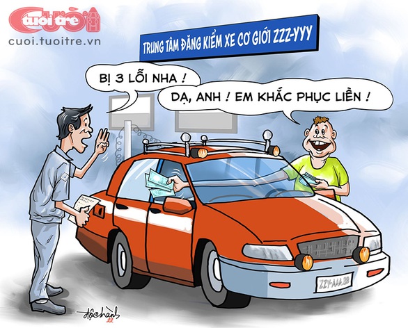Trung tâm đăng kiểm bị... kiểm tra - Ảnh 1. Trung tâm đăng kiểm bị... kiểm tra - Ảnh 1.