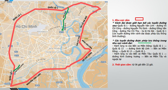 TP.HCM chính thức hạn chế xe giường nằm vào nội đô từ tháng 1-2023 - Ảnh 2.