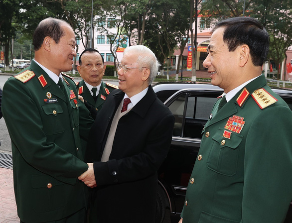 Tổng bí thư Nguyễn Phú Trọng dự khai mạc Đại hội Hội Cựu chiến binh Việt Nam - Ảnh 1.