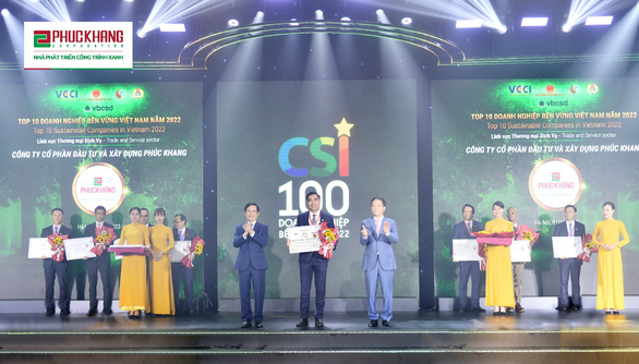 Phuc Khang Corporation tiếp tục đạt Top 10 doanh nghiệp bền vững tại Việt Nam - Ảnh 1.