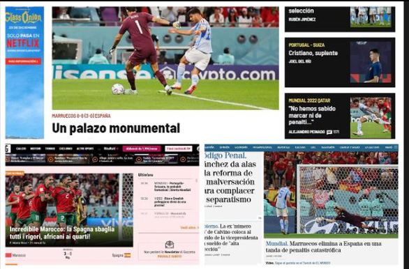 Báo chí Tây Ban Nha buông lời chê trách, chỉ trích không thương tiếc đội tuyển  - Ảnh 1.
