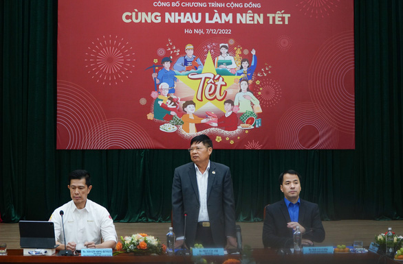 ‘Cùng nhau làm nên Tết’ mang 8.000 phần quà đến tay công nhân - Ảnh 1.