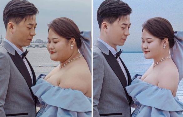 Hậu trường ảnh cưới khiến nhiều người ngã ngửa - Ảnh 2. Hậu trường ảnh cưới khiến nhiều người ngã ngửa - Ảnh 2.