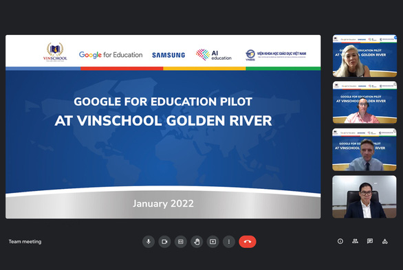 Vinschool hợp tác với Google và Samsung nâng cao chất lượng dạy - học - Ảnh 1.