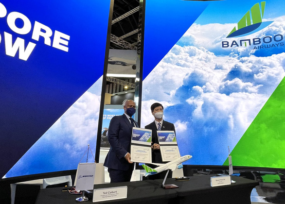 Bamboo Airways ký thỏa thuận bảo dưỡng động cơ trị giá 60 triệu USD, thảo luận mua Boeing 777X - Ảnh 2.