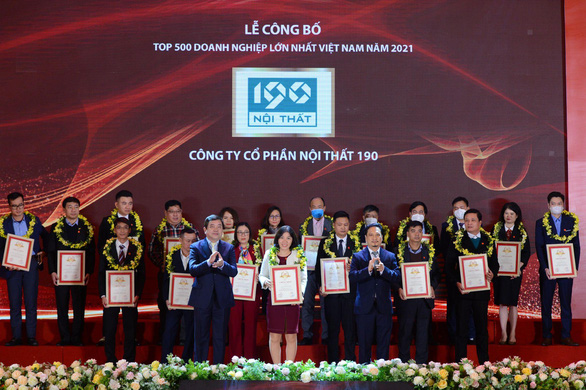 Nội thất 190 lọt Top 500 doanh nghiệp lớn nhất Việt Nam 2021 - Ảnh 1.