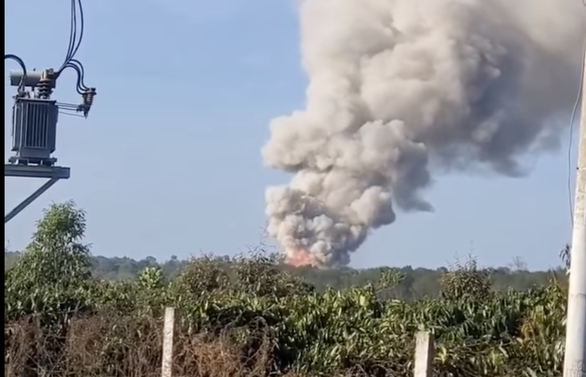 Điều tra vụ cháy ở kho khí tài quân đội mùng 2 Tết ở Gia Lai - Ảnh 2. Điều tra vụ cháy ở kho khí tài quân đội mùng 2 Tết ở Gia Lai - Ảnh 2.