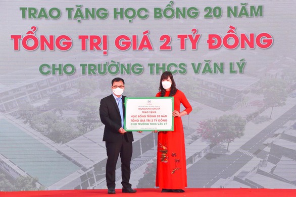 Trungnam Group khánh thành trường THCS Văn Lý - Ảnh 3.
