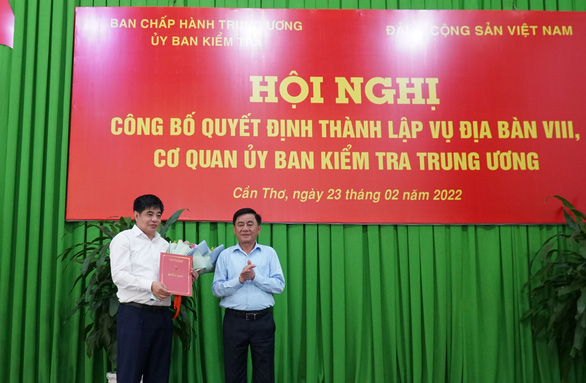 Ủy ban Kiểm tra trung ương thành lập Vụ địa bàn VIII tại ĐBSCL - Ảnh 1.