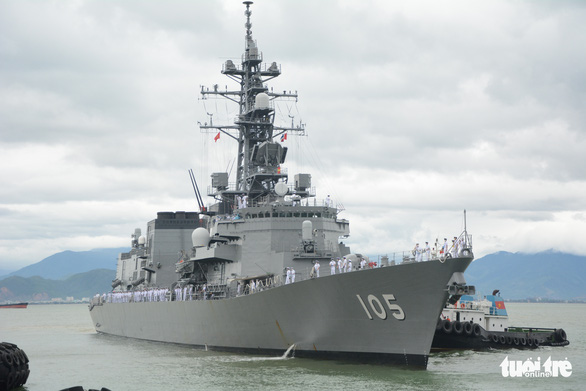 Biên đội tàu huấn luyện và tàu hộ vệ Nhật Bản ghé thăm Đà Nẵng - Ảnh 1.