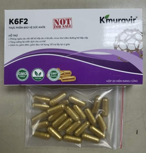 Cảnh báo về sản phẩm K6F2 Kmuravir® điều trị COVID-19 - Ảnh 1.