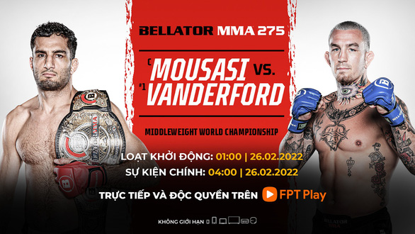 Hai cặp đấu sáng giá nhất sự kiện Bellator 275 - Ảnh 1.