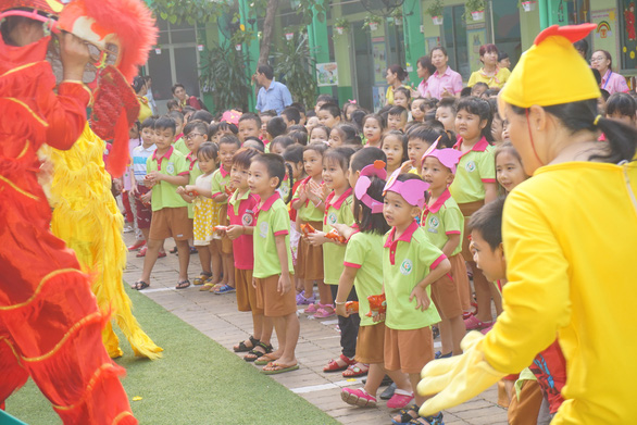 Học sinh mầm non làm gì trong ngày tựu trường?