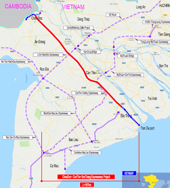 Trình Thủ tướng xem xét 2 dự án cao tốc Biên Hòa - Vũng Tàu và Châu Đốc - Cần Thơ  - Sóc Trăng - Ảnh 2.