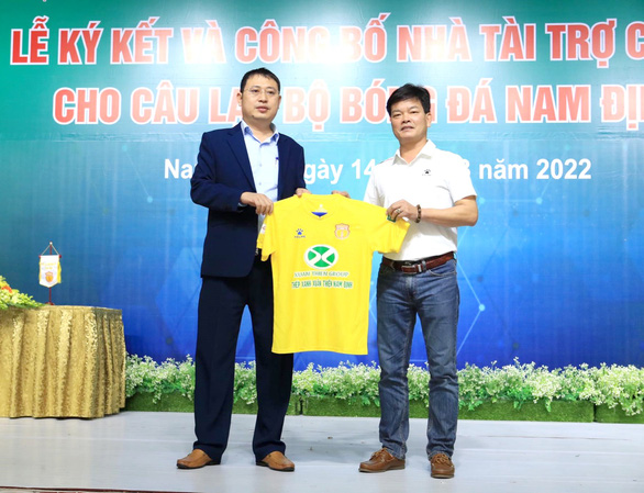 CLB Nam Định được tài trợ 200 tỉ đồng, đặt mục tiêu vô địch V-League - Ảnh 2.