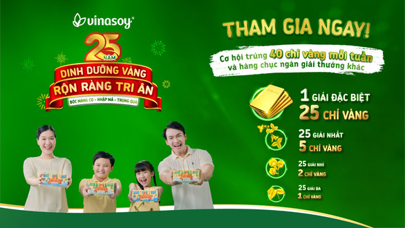 Vinasoy - 25 năm dinh dưỡng vàng, rộn ràng tri ân - Ảnh 2.