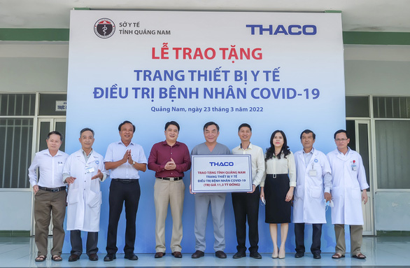 THACO tiếp tục hỗ trợ thiết bị y tế điều trị bệnh nhân COVID-19 - Ảnh 1.