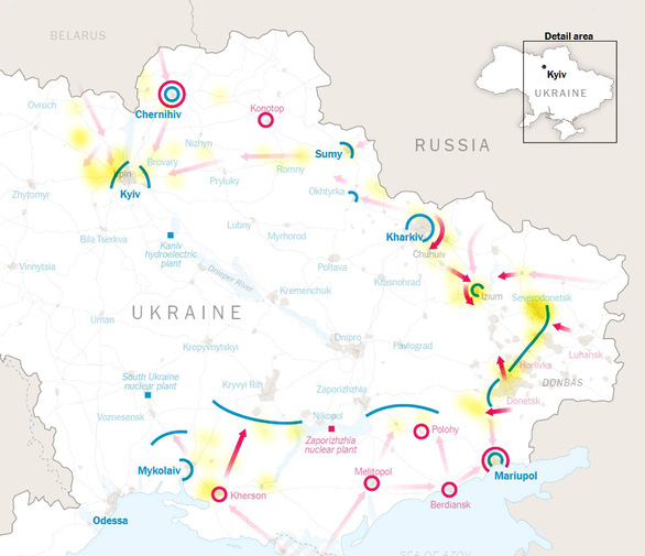 クイックリード3月24日：ロシアとウクライナは7つの人道回廊を設立することに合意しました-写真4。